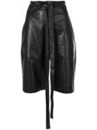 Jw Anderson Paper Shorts - Black