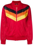 Perfect Moment Chevron Mesh Jacket - Red
