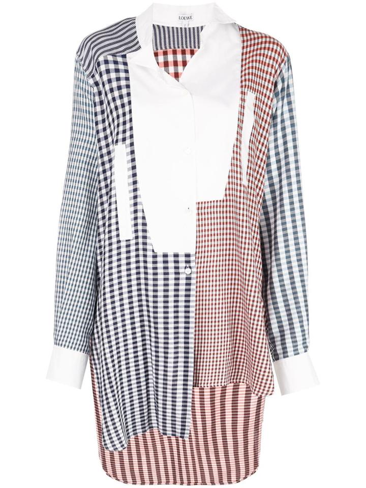 Loewe Oversized Patchwork Shirt - Red