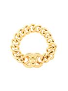 Chanel Pre-owned 1995 Cc Turn-lock Bracelet - Gold