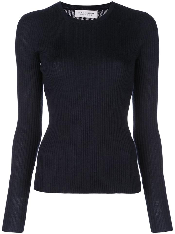 Gabriela Hearst Ribbed Jumper - Blue