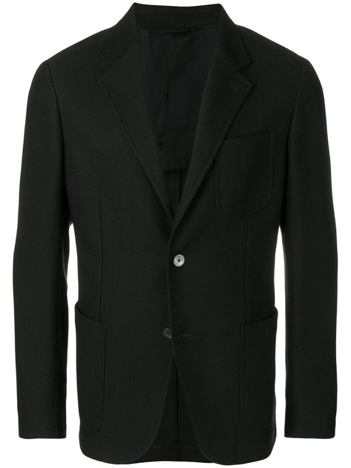 Ermenegildo Zegna Slim-fit Blazer - Black