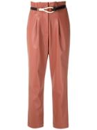 Framed Austin Cigarette Trousers - Orange