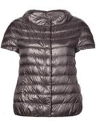 Herno Shortsleeved Quilted Gilet - Grey