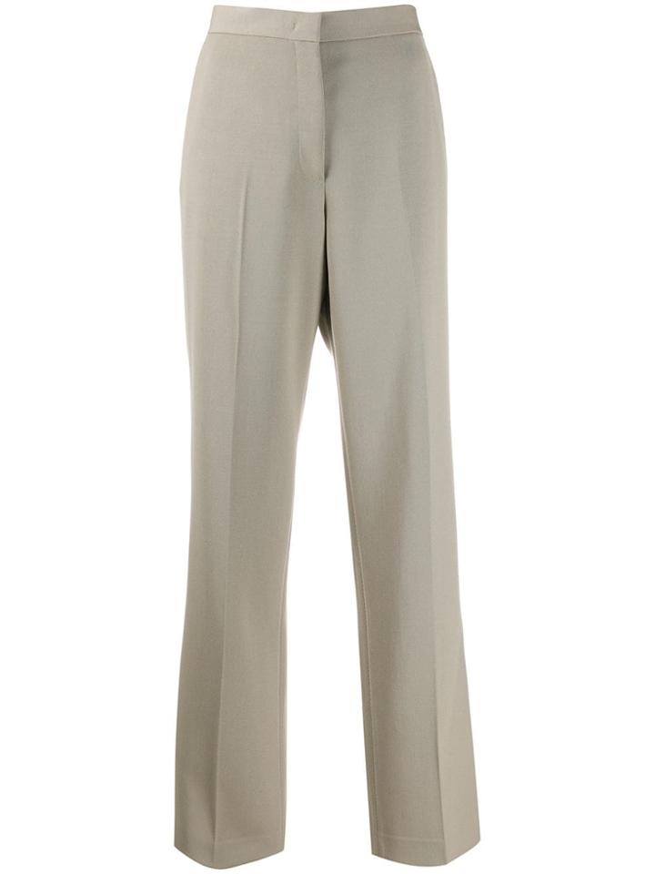 Jil Sander Tailored High-rise Flared Trousers - Grey