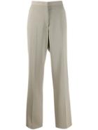 Jil Sander Tailored High-rise Flared Trousers - Grey