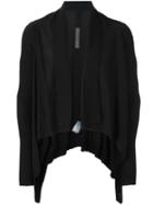 Rick Owens Wrap-style Cardigan, Men's, Size: Small, Black, Virgin Wool