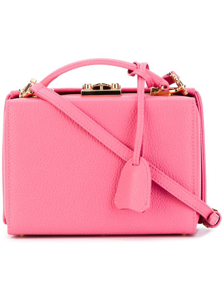 Mark Cross - Small Grace Tote - Women - Calf Leather - One Size, Pink/purple, Calf Leather