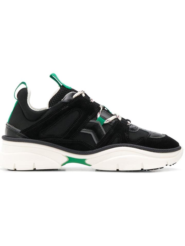 Isabel Marant Lace-up Low Top Sneakers - Black