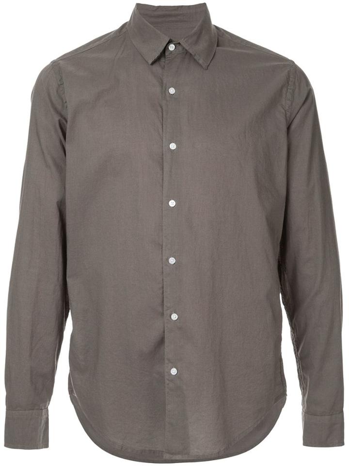 Jac+ Jack Folded Collar Shirt - Grey