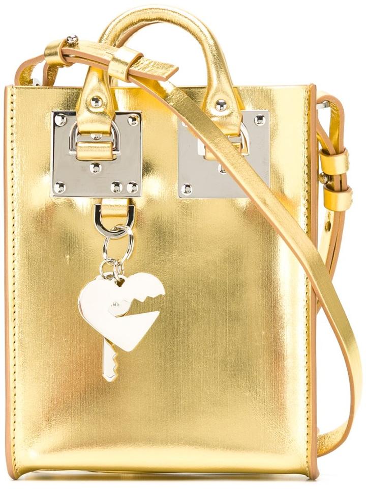 Sophie Hulme Metallic Removable Strap Tote