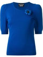 Boutique Moschino Rayon And Polyamide Blend Top