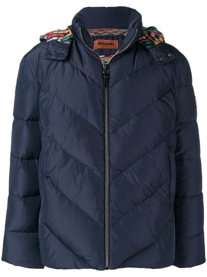 Missoni Padded Loose Jacket - Blue
