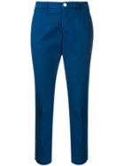 Re-hash Cropped Tailored Trousers - Blue