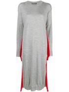 Sofie D'hoore Stripe Detail Sweater Dress - Grey