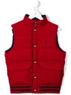 Ralph Lauren Kids Padded Gilet Jacket, Boy's, Size: 8 Yrs, Red