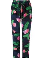 Isolda Mid Rise Floral Straight Trousers