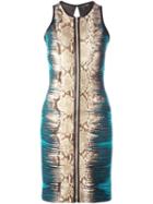 Roberto Cavalli Snakeskin Print Dress - D1415 Multi