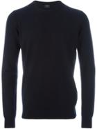 Jil Sander Crew Neck Jumper, Men's, Size: 46, Blue, Cashmere
