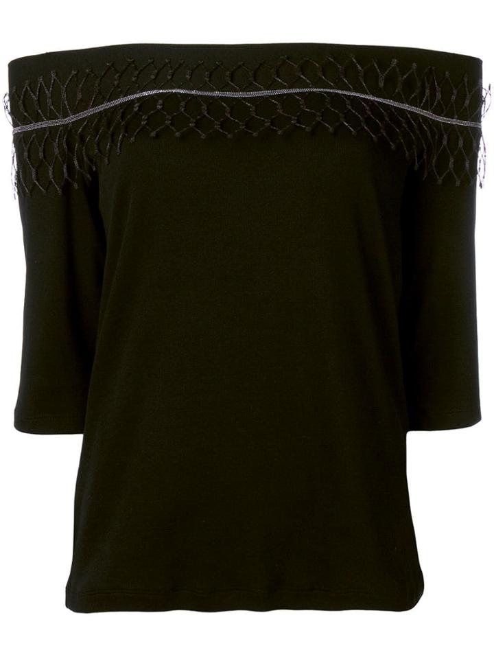 Fabiana Filippi Off The Shoulder Top - Black