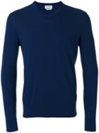 Ballantyne - V-neck Jumper - Men - Cotton/cashmere - 52, Blue, Cotton/cashmere