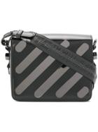 Off-white Metal Plaque Embellished Bag - Black