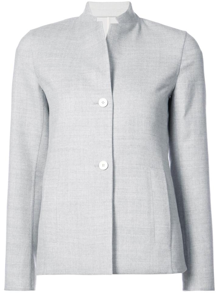 Akris Boxy Blazer Jacket - Grey