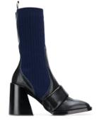 Chloé Bea Half-sock Boots - Black