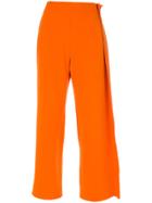 Mm6 Maison Margiela Flared Track Pants - Yellow & Orange
