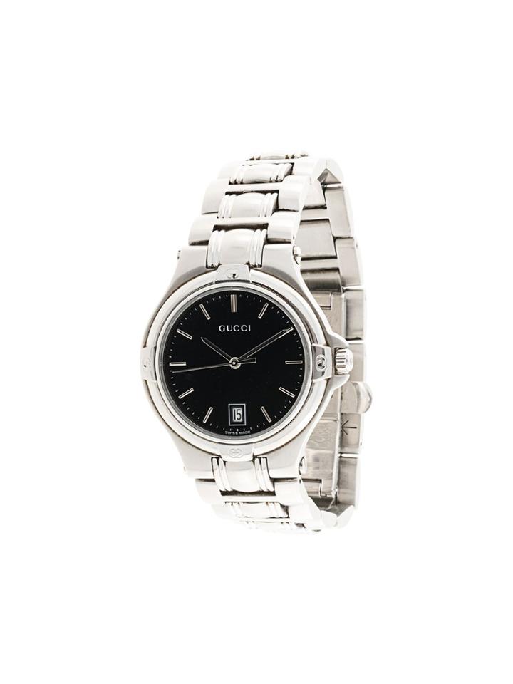 Gucci Pre-owned 9040m Midsize Wrist Watch - Silver
