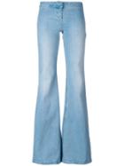 Balmain - Flared Jeans - Women - Cotton/spandex/elastane - 36, Blue, Cotton/spandex/elastane
