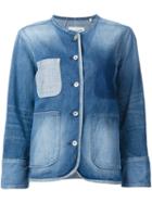 Rag & Bone Tonal Denim Jacket, Women's, Size: Xs, Blue, Cotton