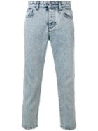 Ami Paris Cropped Jeans - Blue