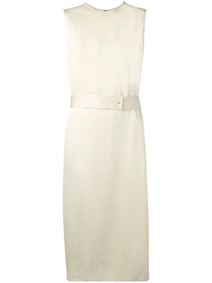 Joseph Belted Dress, Women's, Size: 40, Nude/neutrals, Viscose