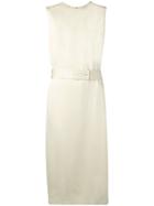Joseph Belted Dress, Women's, Size: 40, Nude/neutrals, Viscose