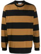 Carhartt Wip Long Sleeved Striped Sweater - Brown