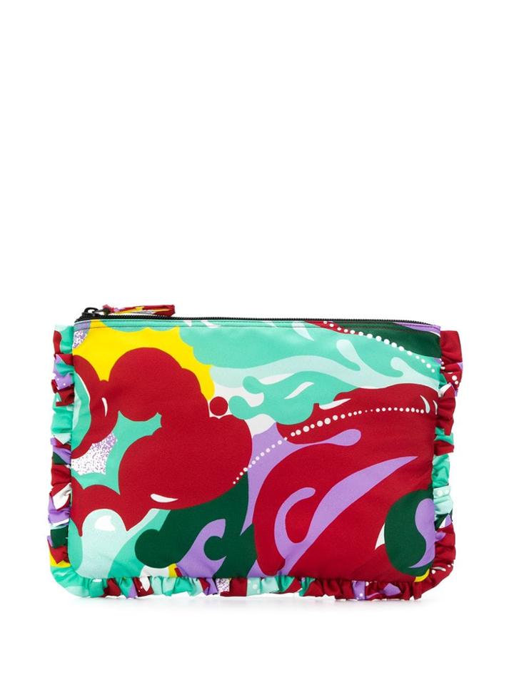 La Doublej Oversized Zip Pouch - Green