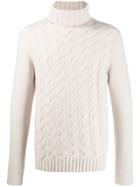 N.peal Turtle Neck Sweater - White