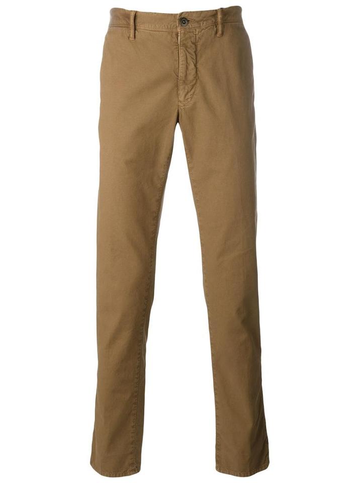 Incotex - Classic Chinos - Men - Cotton/spandex/elastane - 35, Brown, Cotton/spandex/elastane