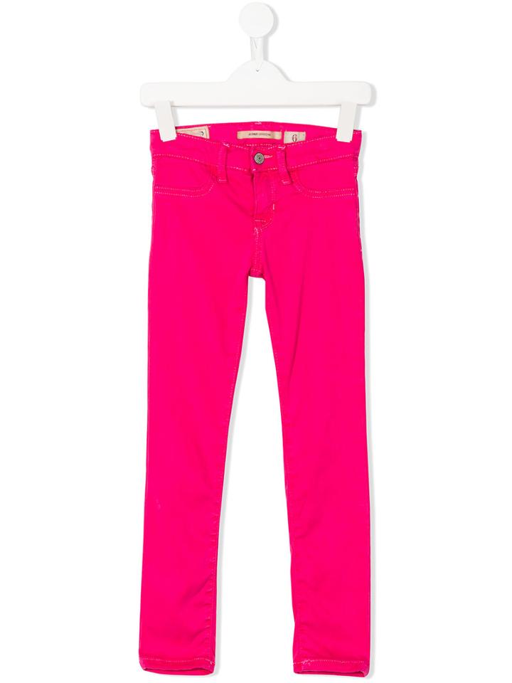 Slim-fit Jeans - Kids - Cotton/polyester/spandex/elastane/lyocell - 6 Yrs, Pink/purple, Ralph Lauren Kids