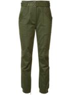 Grey Jason Wu Belted Pants, Women's, Size: 4, Green, Polyester