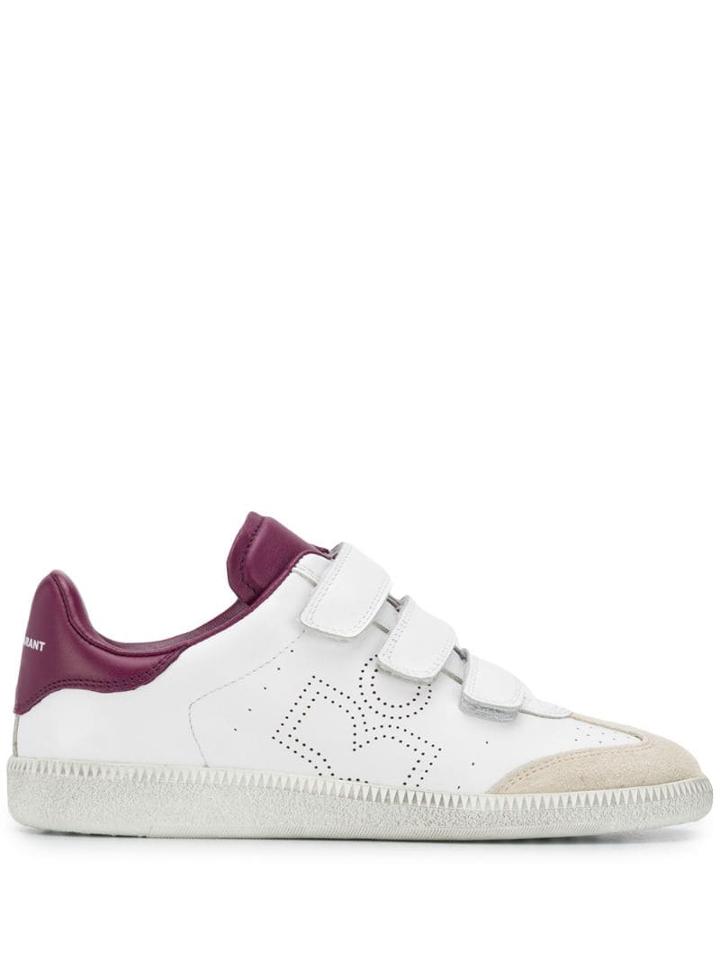 Isabel Marant Touch-strap Sneakers - White
