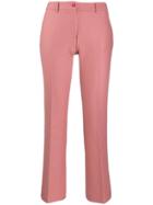 Pt01 Flared Cropped Trousers - Pink