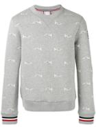 Moncler Gamme Bleu - Trumpet Print Sweatshirt - Men - Cotton/polyester/viscose - M, Grey, Cotton/polyester/viscose
