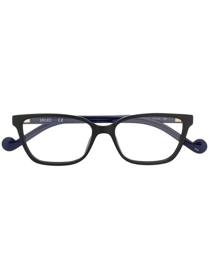 Liu Jo Rectangle Frame Glasses - Black