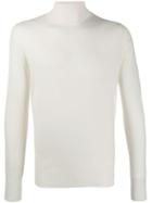 Dell'oglio Turtle Neck Jumper - White