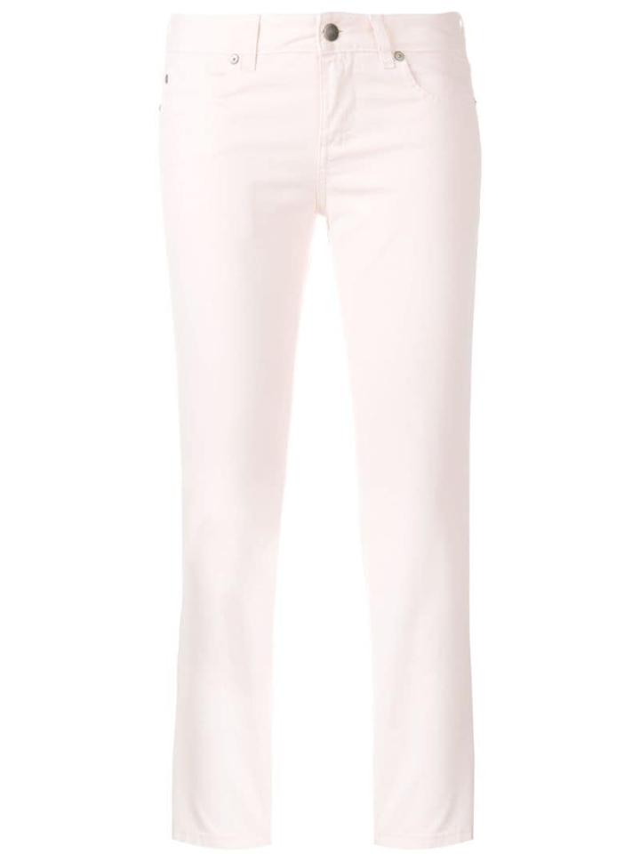 Aspesi Cropped Fitted Trousers - Pink