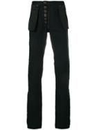 Unravel Project Inside-out Jeans - Black