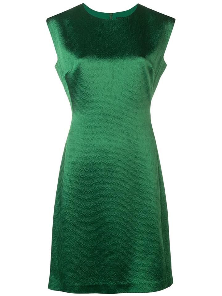 Theory Fitted Midi Dress - Green