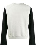 Maison Margiela Contrast Sleeve Sweatshirt - Grey